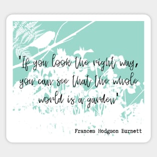 The Secret Garden Quote Sticker